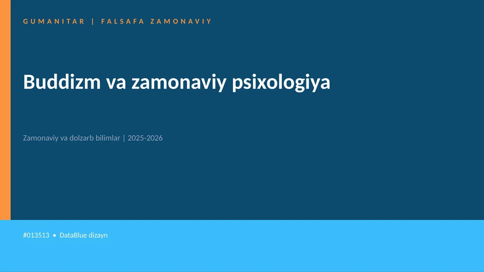 Buddizm va zamonaviy psixologiya