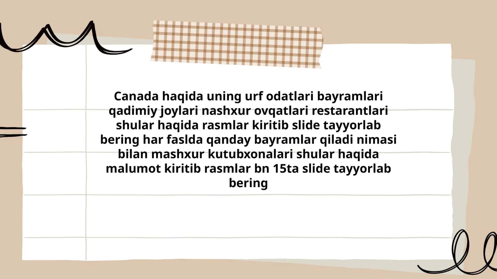 Canada bayramlari va bayramlari