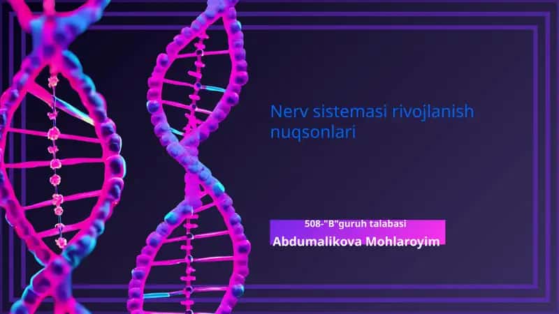 Nerv sistemasi rivojlanish nuqsonlari