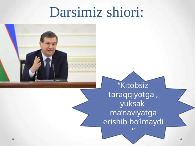O'quvchilarning darsdavomida qatnashish