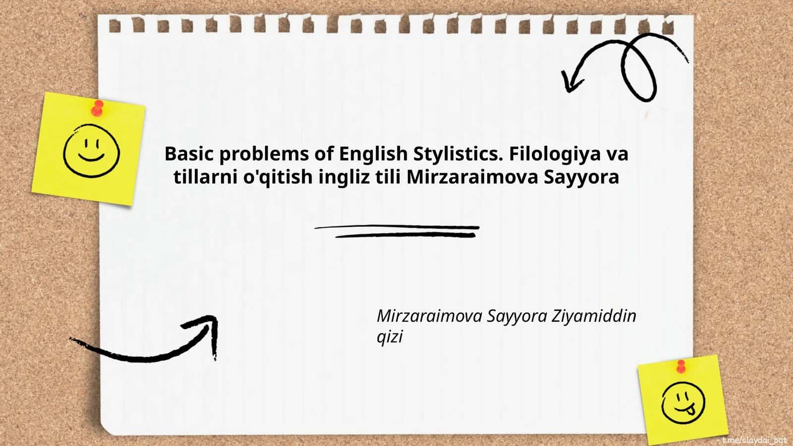Basic problems of English Stylistics