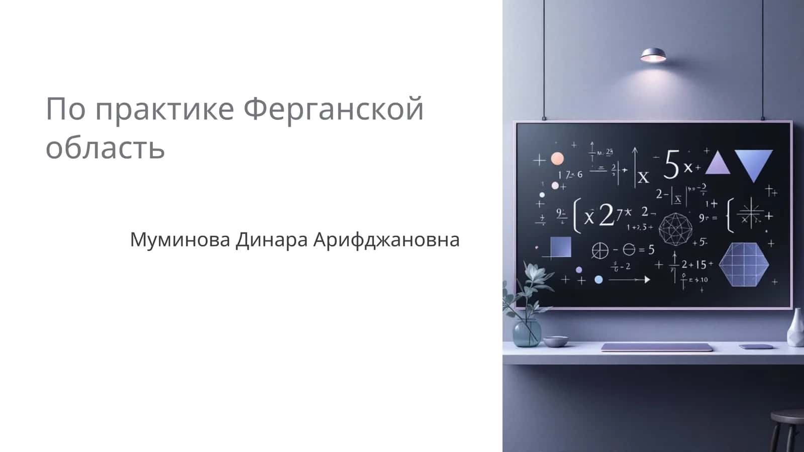 Практика Ферганской область