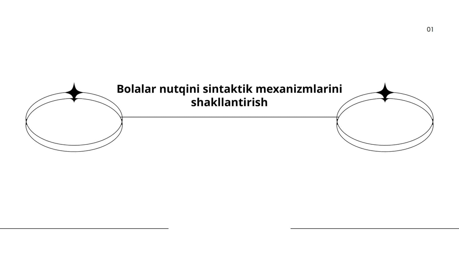 Bolalar nutqini sintaktik mexanizmlarini shakllantirish