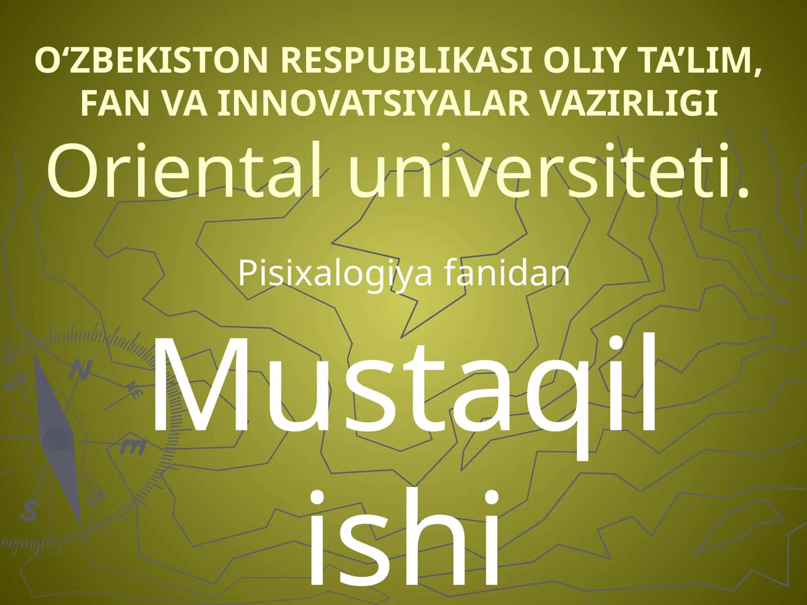 Faoliyatni o’zlashtirish va malakalarni egallash Pisixalogiya fanidan Mustaqil ishi