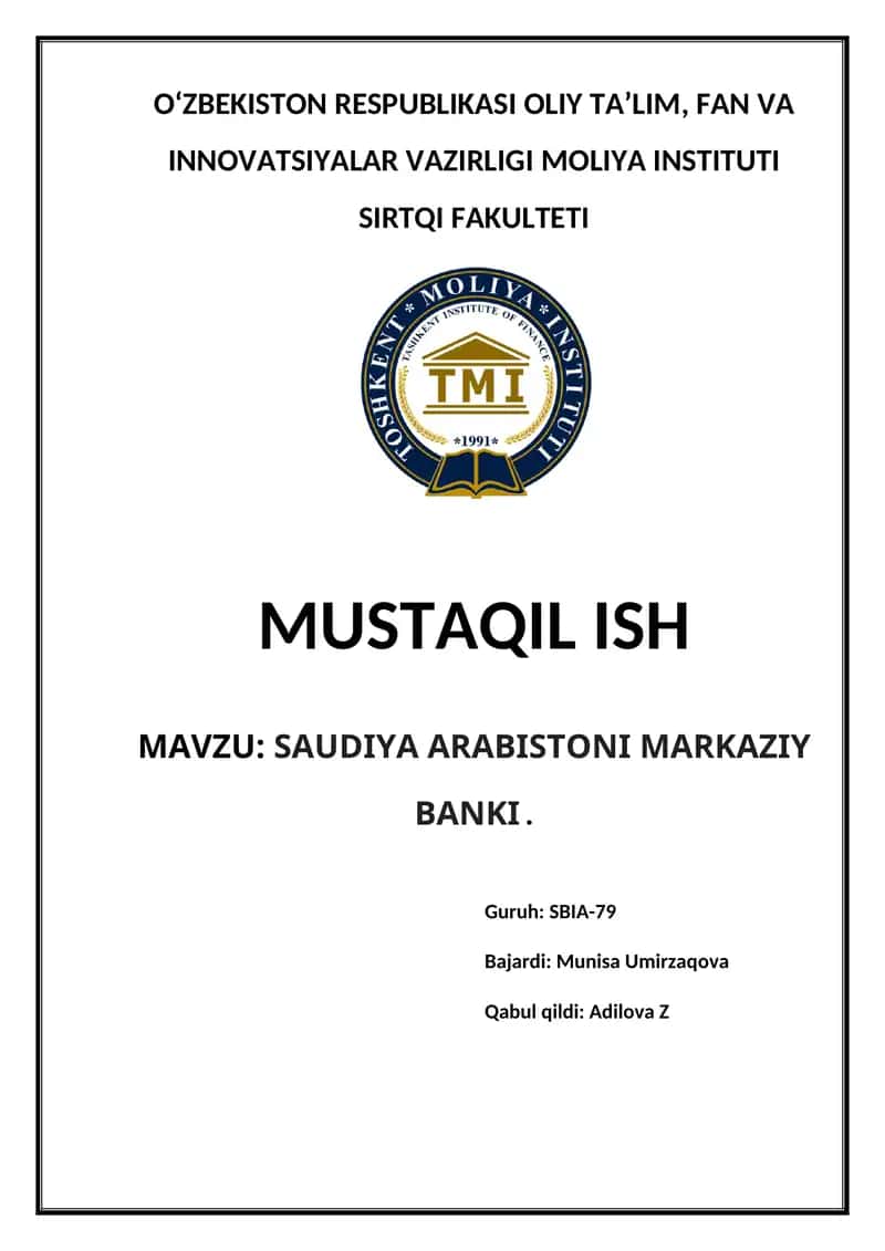 Saudiya Markaziy Banki