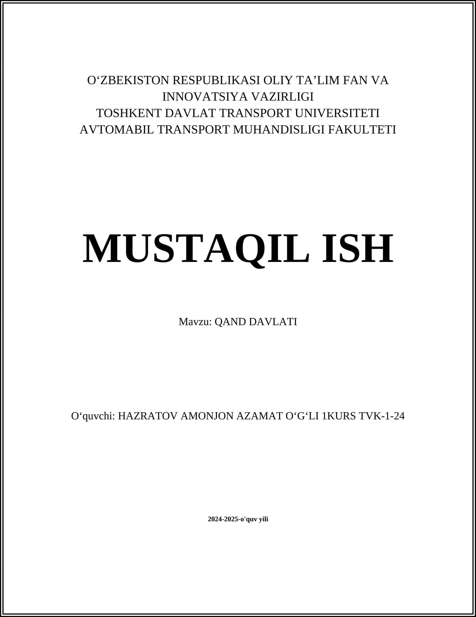 Qand Davlati