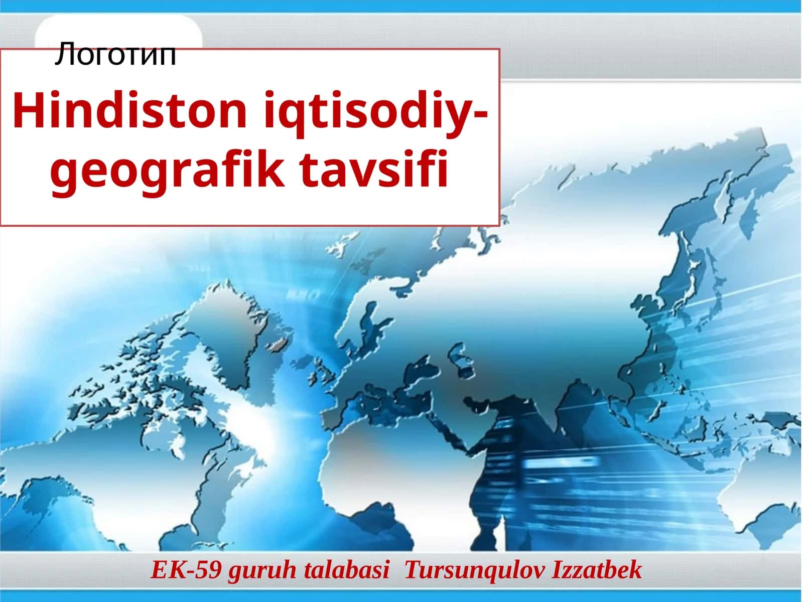 Hindistoniqtisodiy-geografiktavsifi