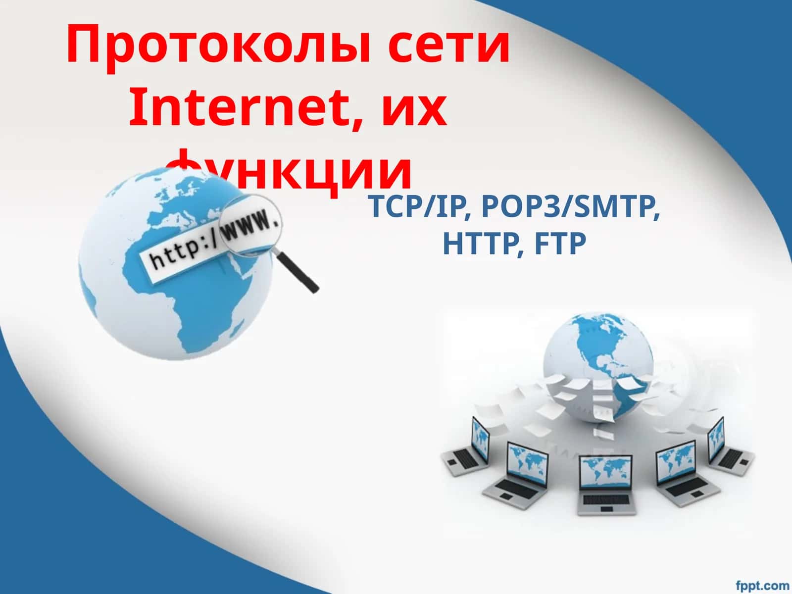 Протоколы сети Internet, их функции