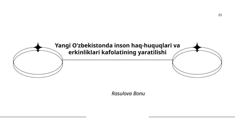 Yangi O‘zbekistonda inson haq-huquqlari va erkinliklari kafolatining yaratilishi