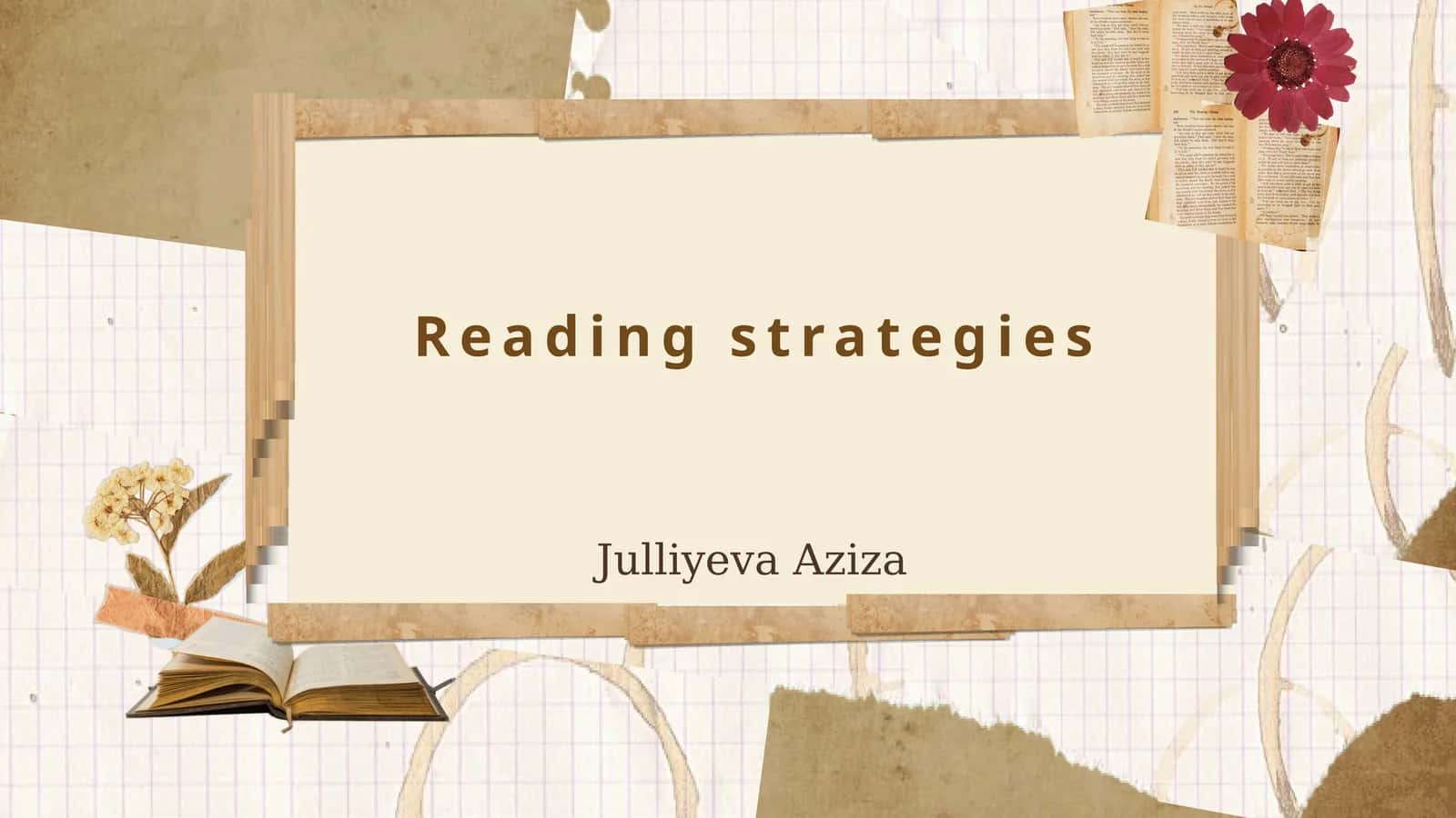 Reading strategies