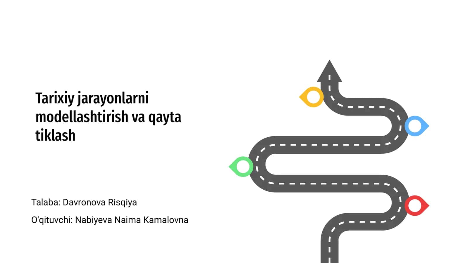 Tarixiy jarayonlarni modellashtirish va qayta tiklash