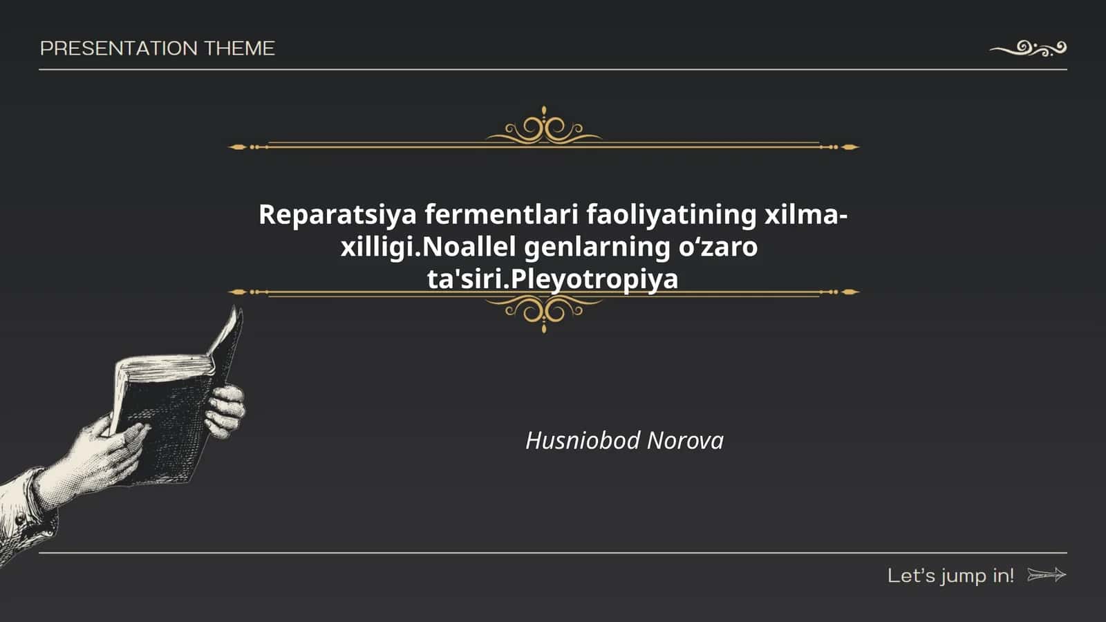 Reparatsiya fermentlari faoliyatining xilma-xilligi