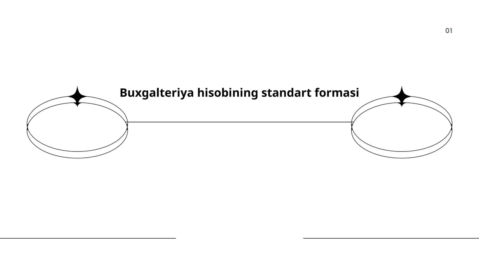 Buxgalteriya hisobining standart formasi