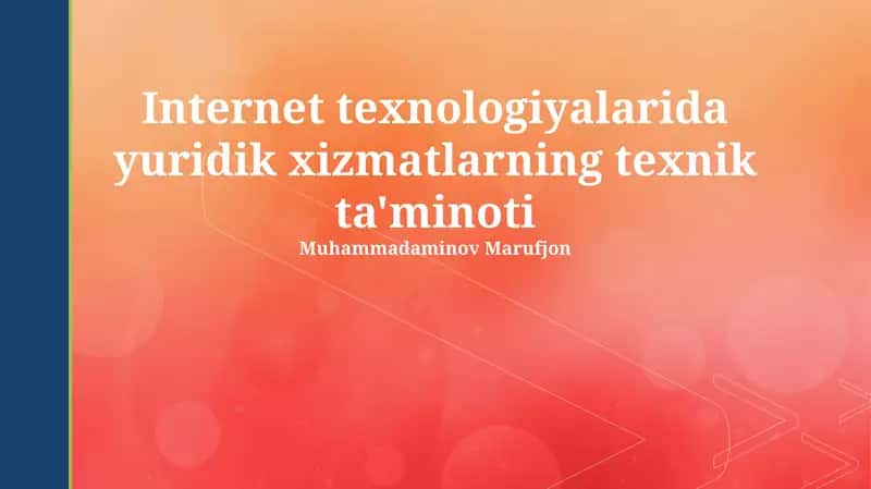 Zamonaviy Texnologiyalar orqali Huquqiy Masalalarni Yechish