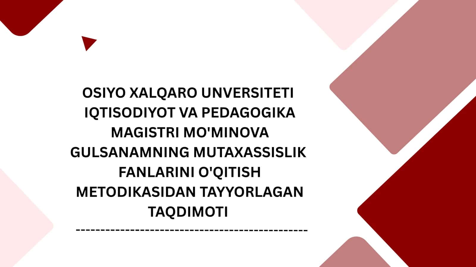 PEDAGOGIK TAKT TUSHUNCHASI VA UNING DOLZARBLIGI