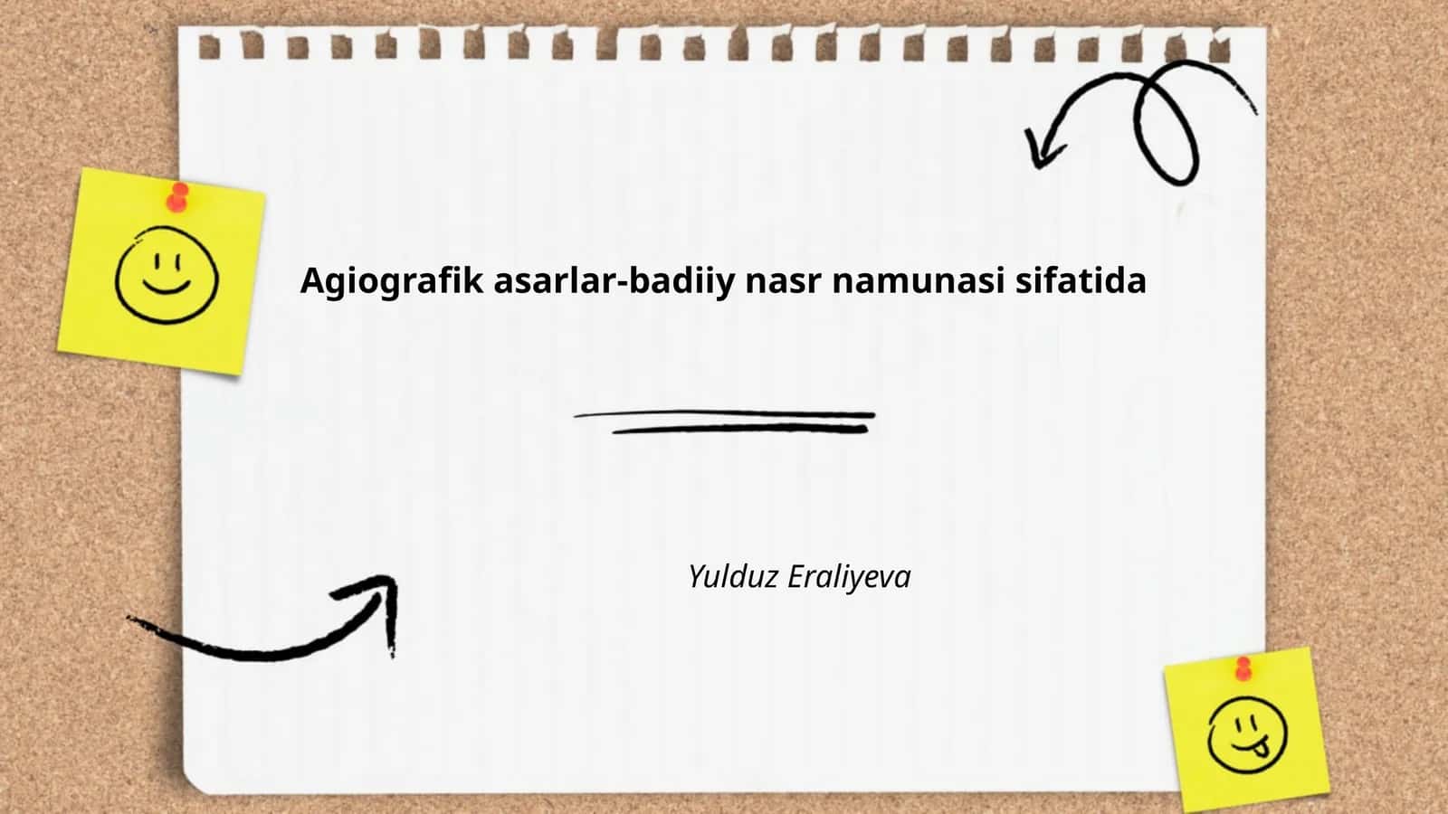 Agiografik asarlar-badiiy nasr namunasi sifatida