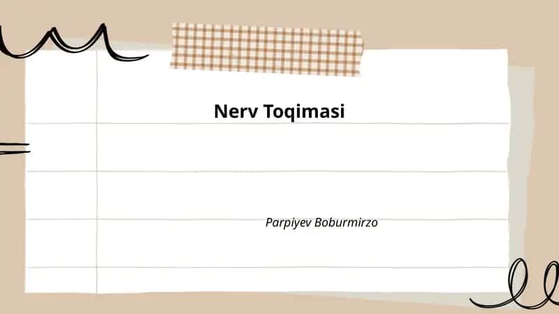 Nerv Toqimasi