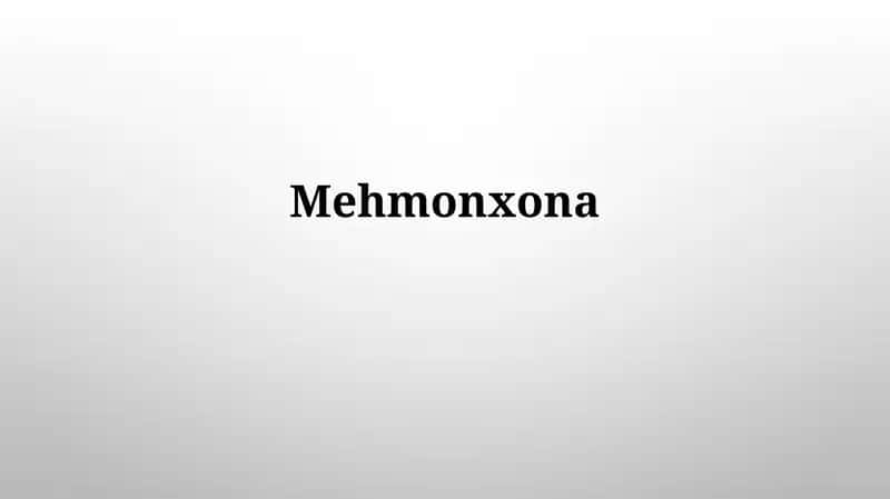 Mehmonxona