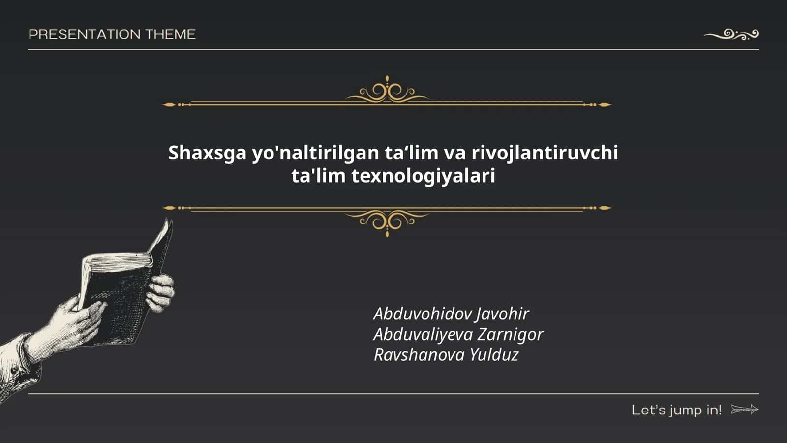 Shaxsga yo'naltirilgan ta'lim va rivojlantiruvchi ta'lim texnologiyalari