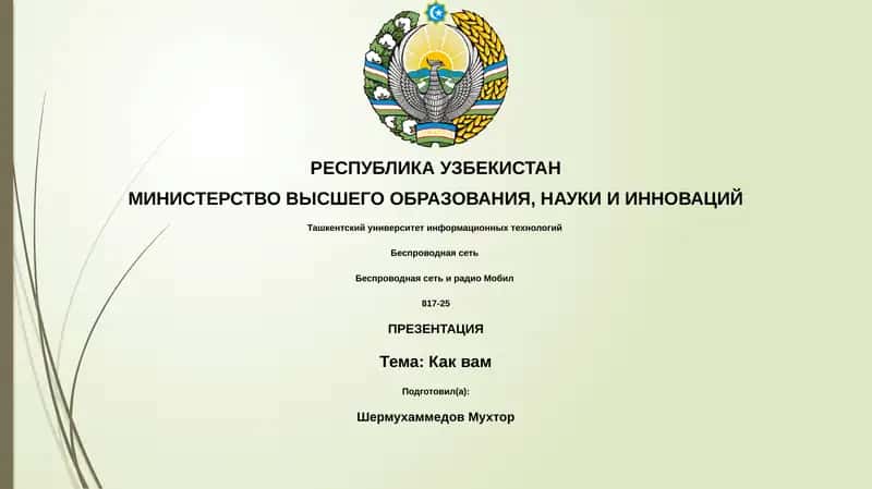 Беспроводная сеть