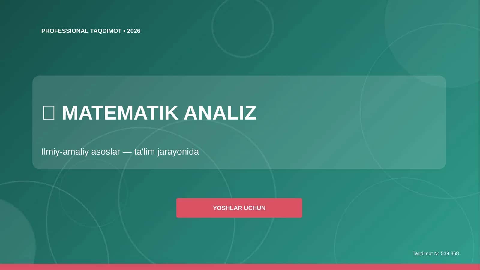 Matematik Analiz