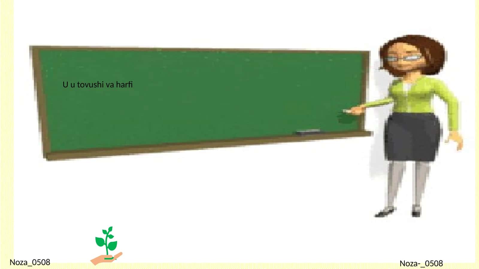 U u tovushi va harfi