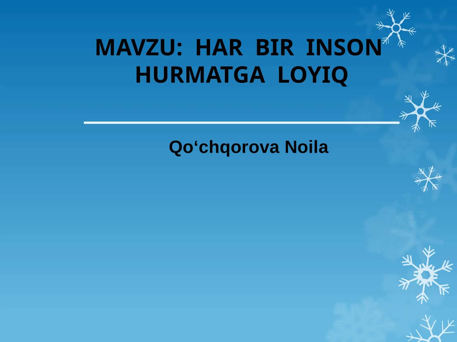 QoʻchqorovaNoila
