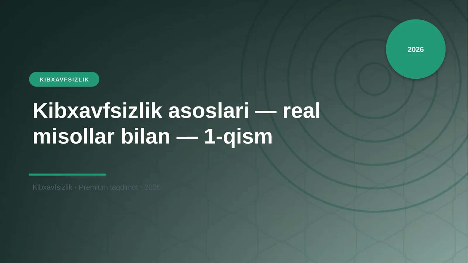 Kibxavfsizlik
