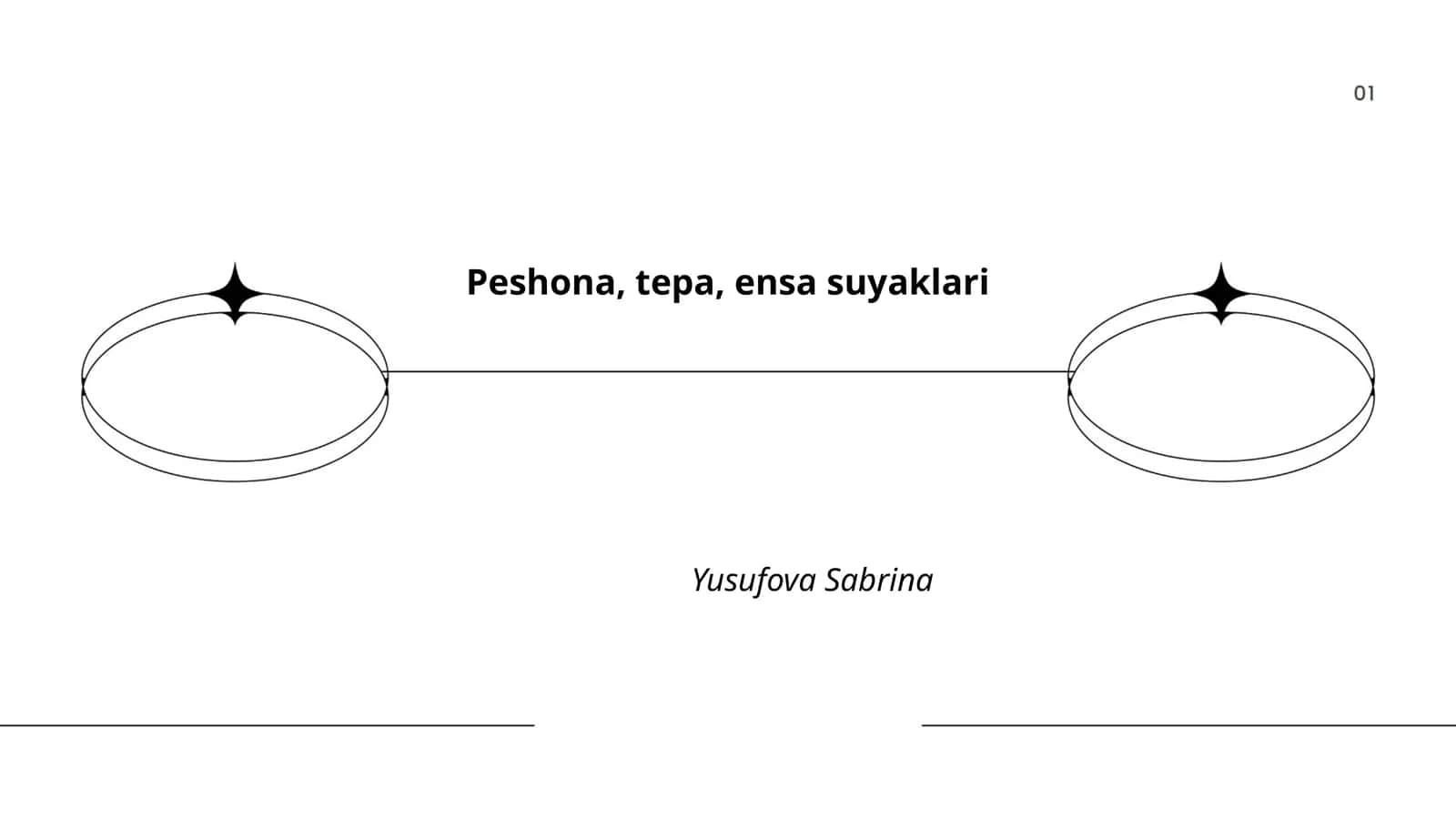 Peshona, tepa, ensa suyaklari