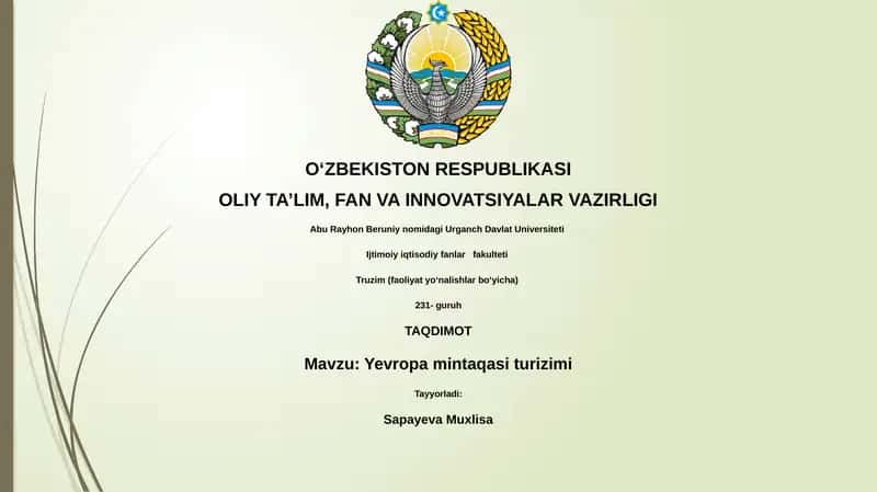Yevropa mintaqasi turizimi