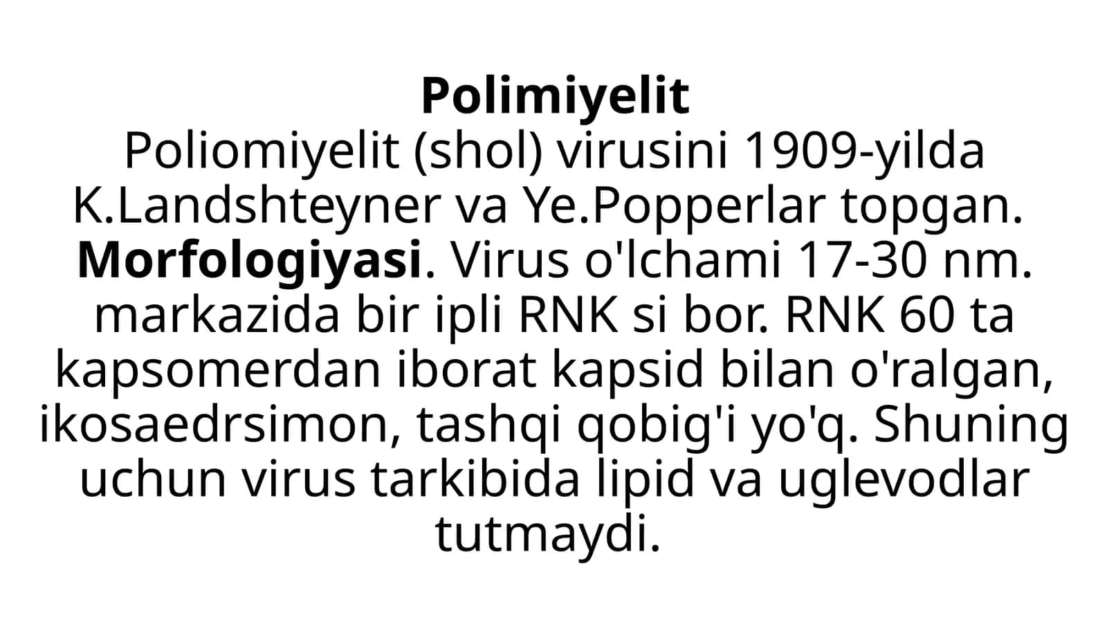 Poliomiyelit
