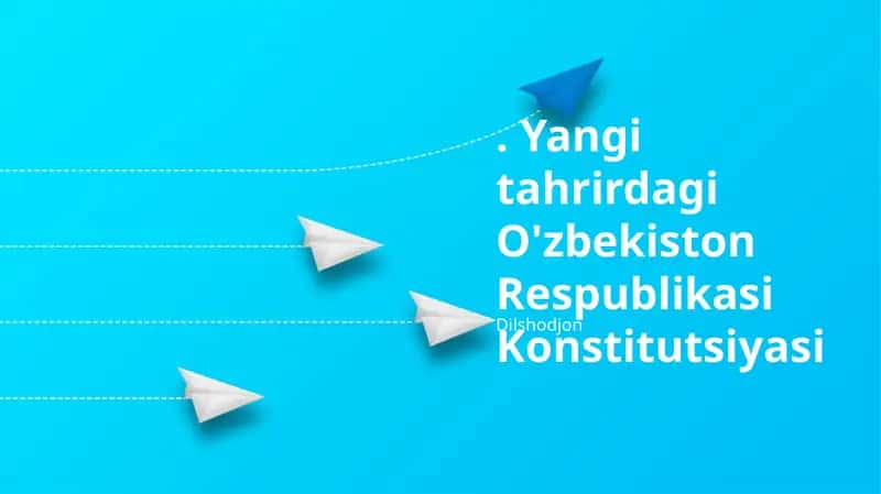 O'zbekiston Respublikasi Konstitutsiyasi