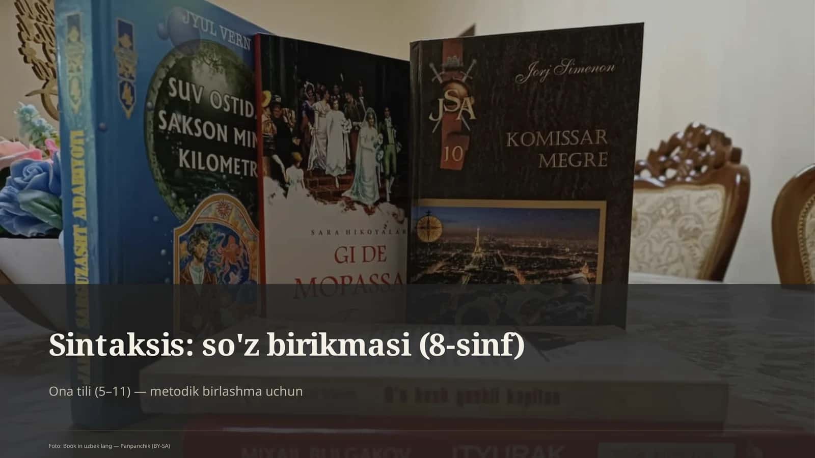Sintaksis: so'z birikmasi (8-sinf)