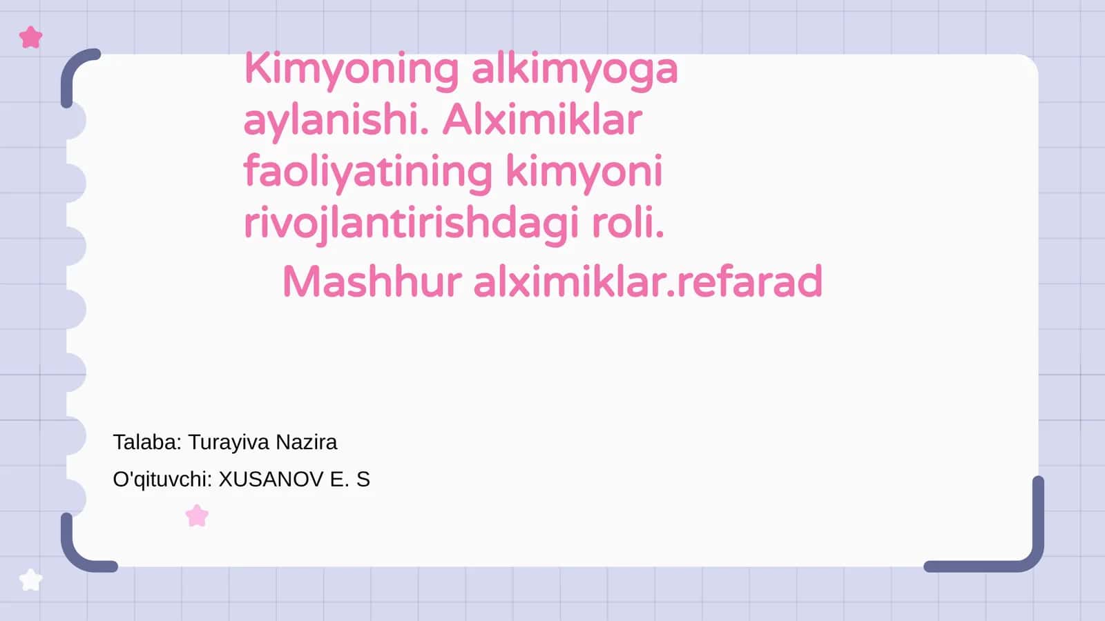 Kimyoning alkimyoga aylanishi