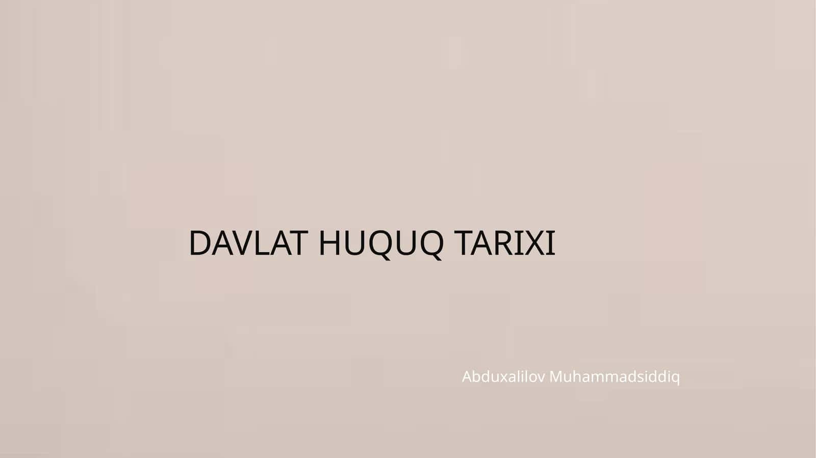 davlat huquq tarxi slayd