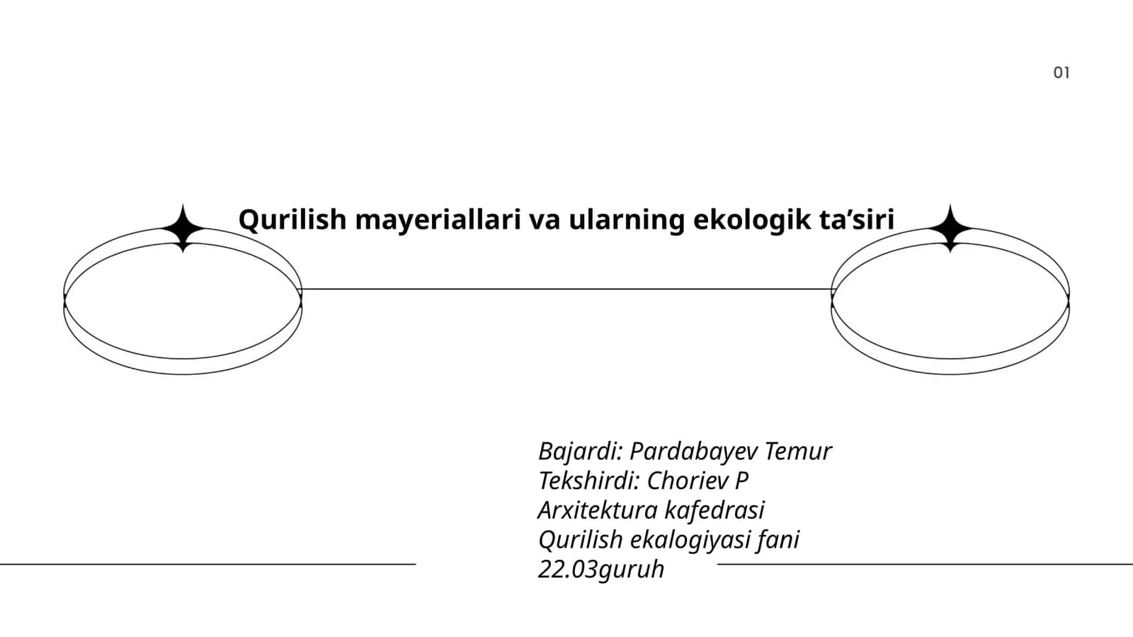 Qurilish mayeriallari va ularning ekologik ta’siri