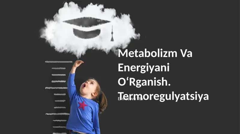 Metabolizm Va Energiyani OʻRganish