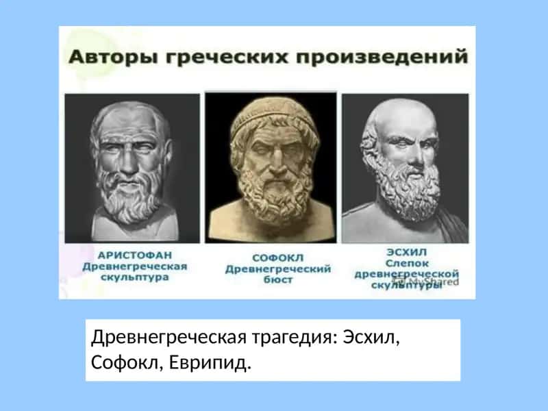 Древнегреческая трагедия: Эсхил, Софокл, Еврипид