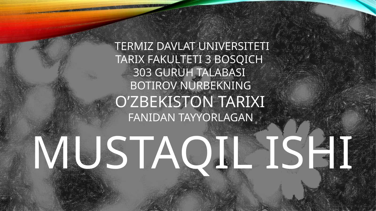 Sharof Rashidovning hayoti va faoliyati