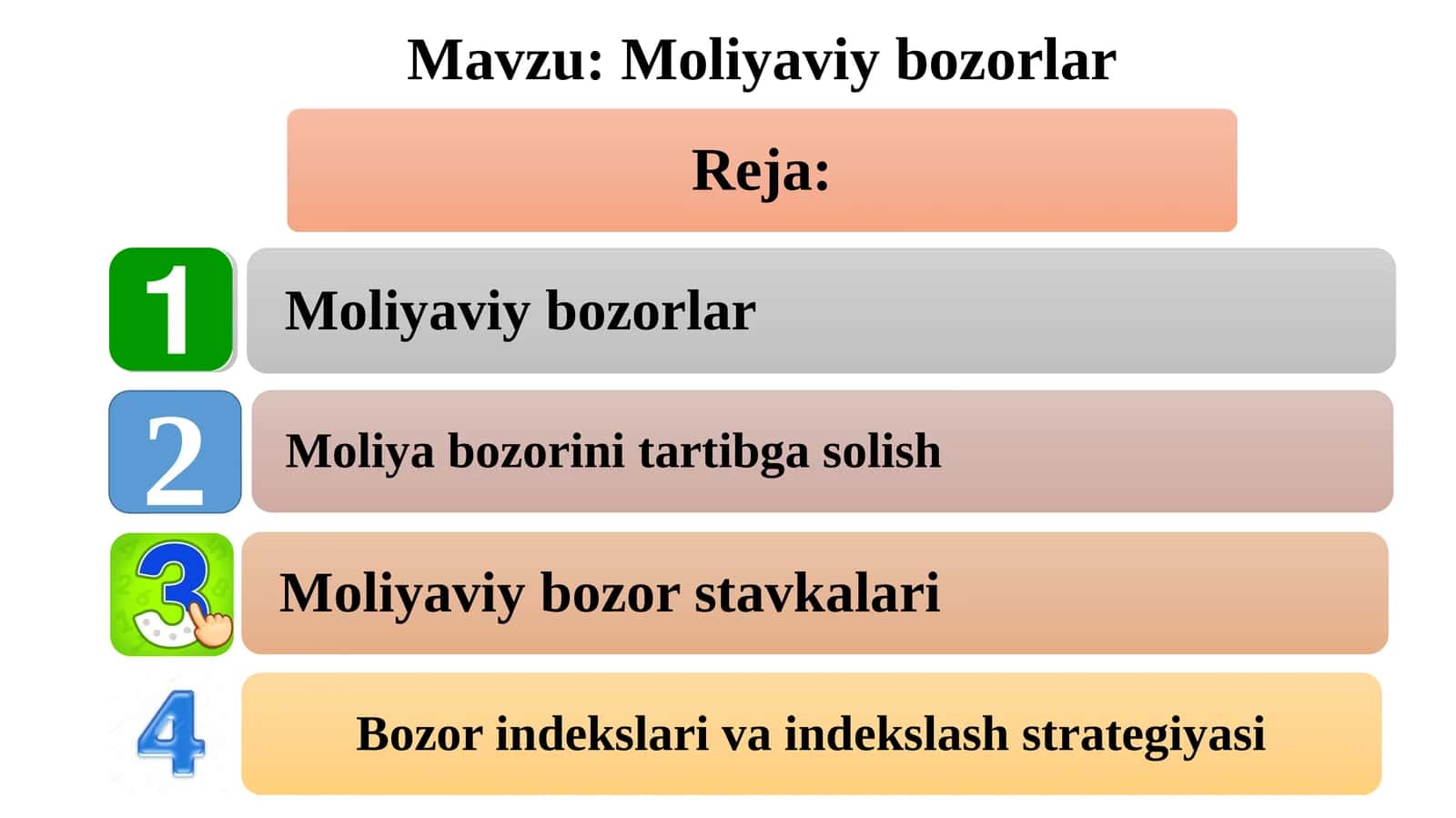 Moliyaviy bozorlar