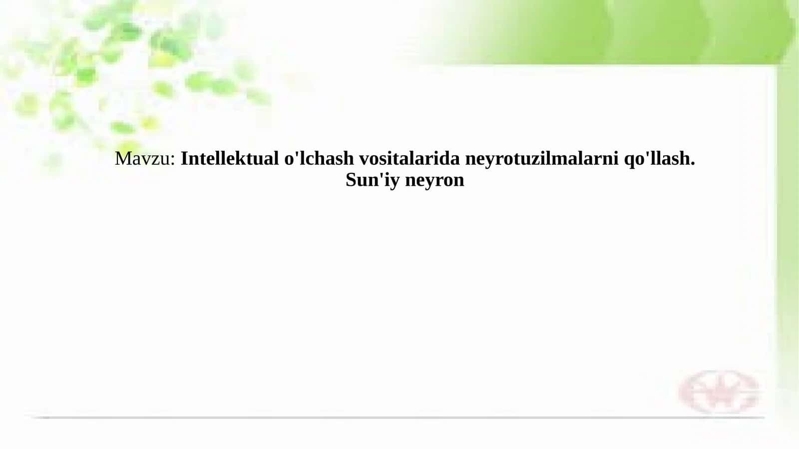 Innovatsion pedagogika ta'limi