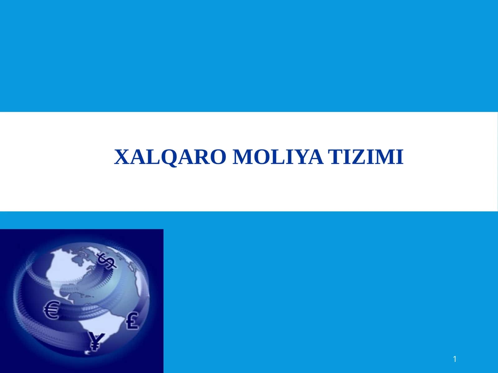 Xalqaro moliya tizimi