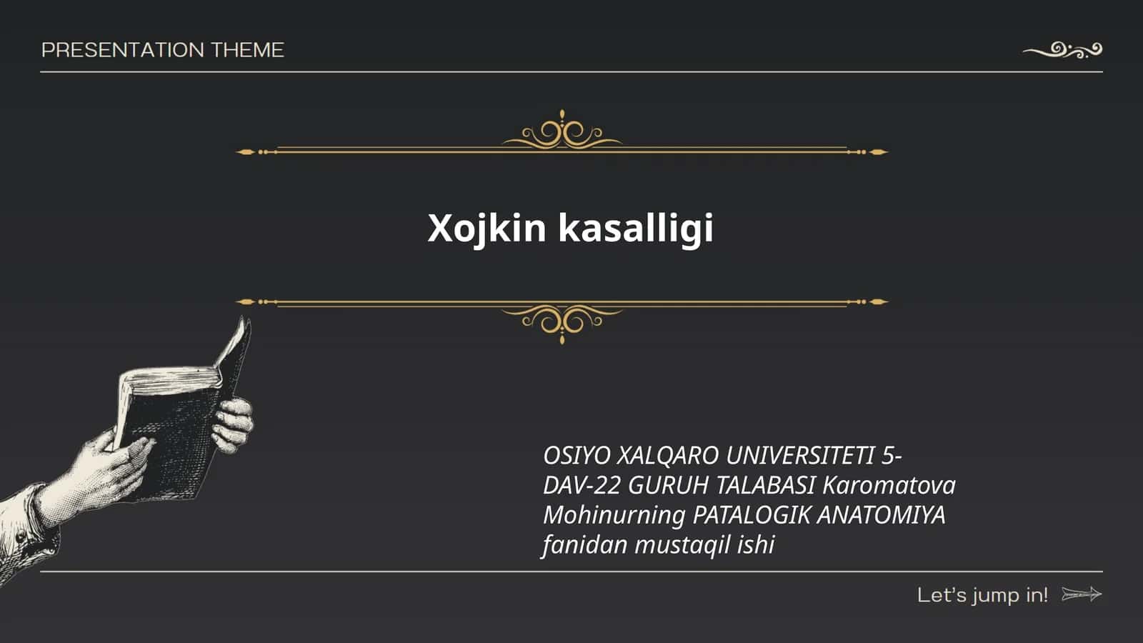 Xojkin kasalligi