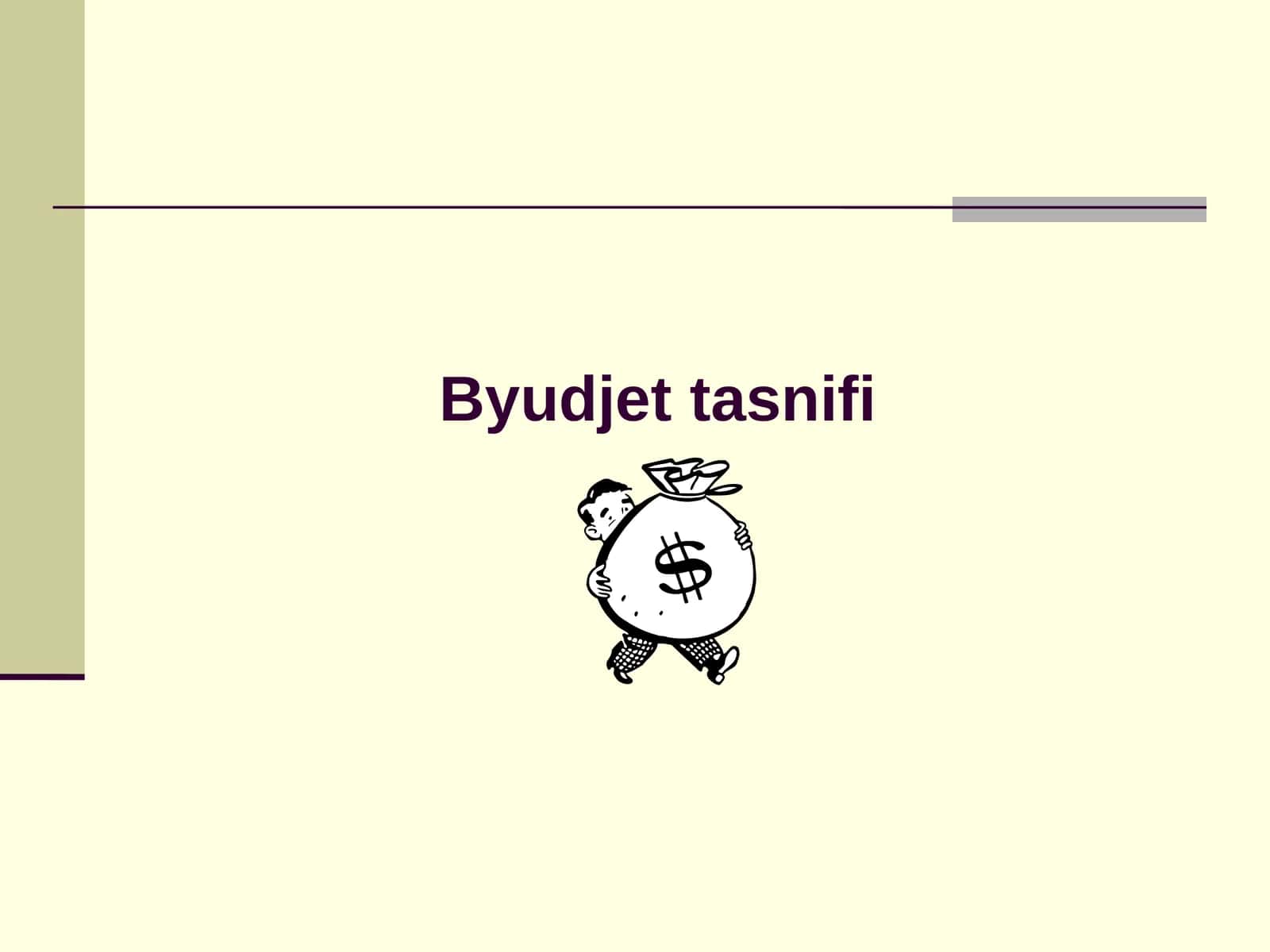 Byudjettasnifi