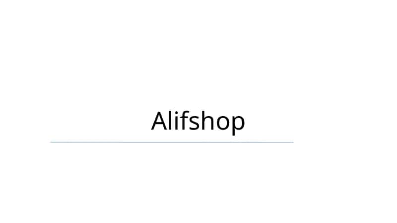 Alifshop