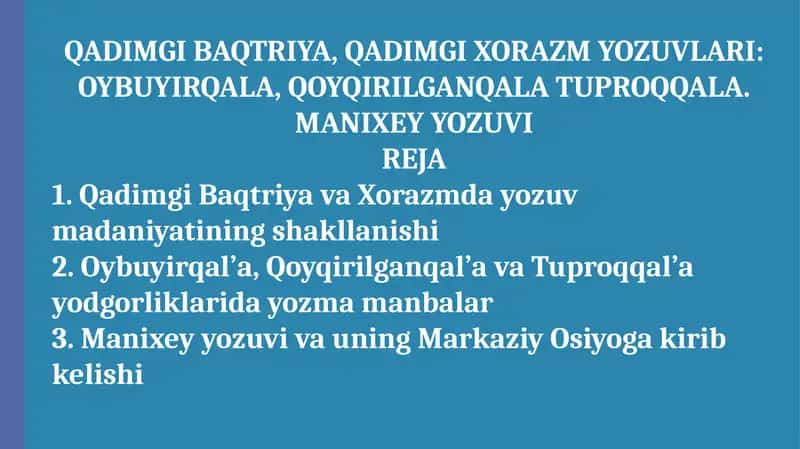 Manixey Yozuvi