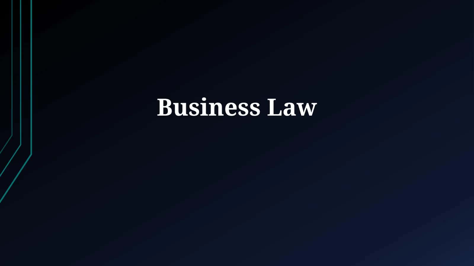 Business Law