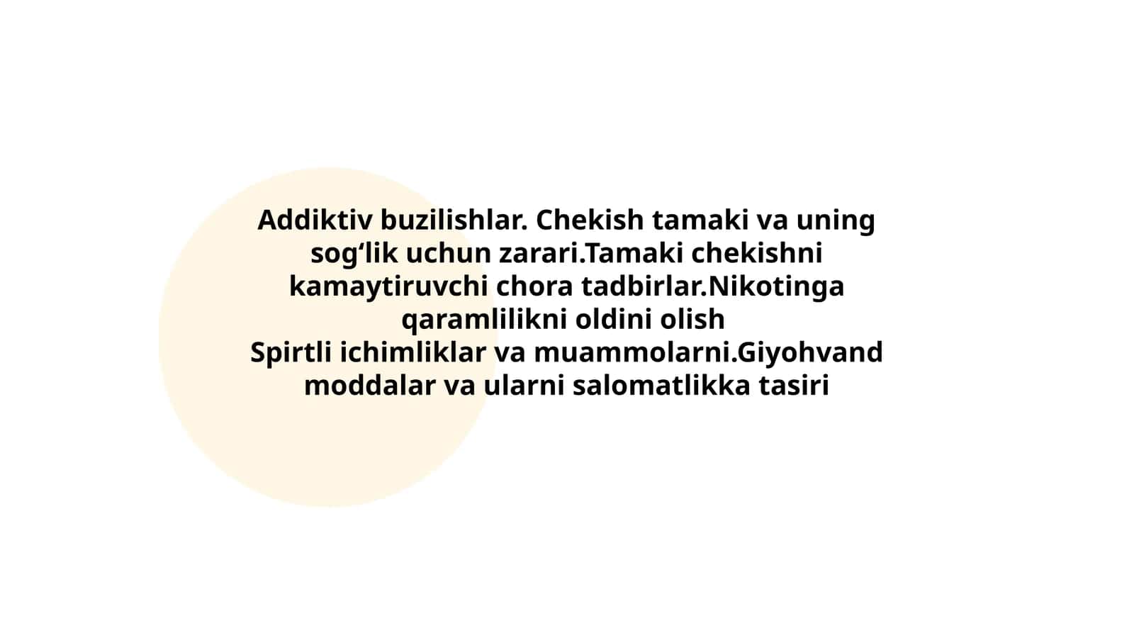 Addiktiv buzilishlar