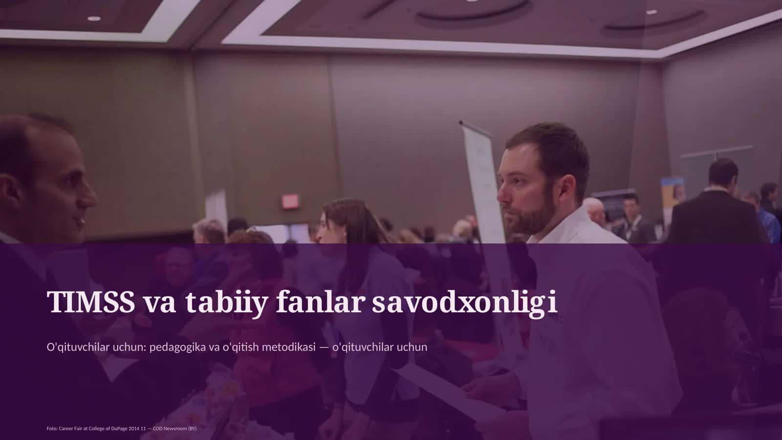 TIMSS va tabiiy fanlar savodxonligi