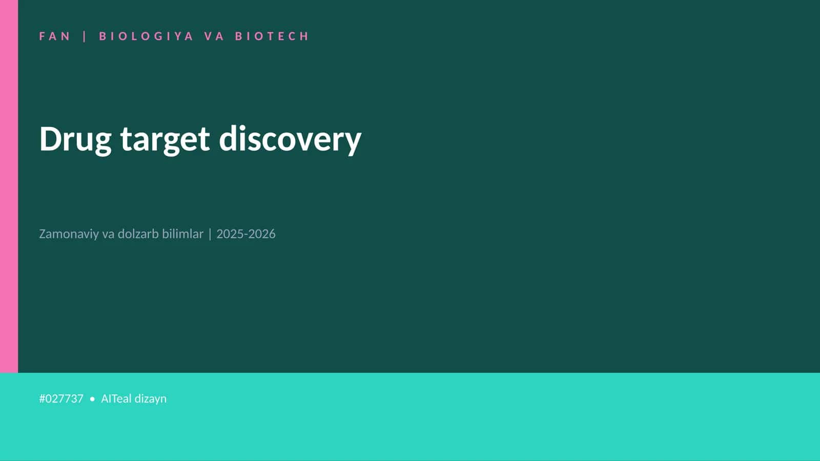 Drug target discovery